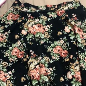 High waisted short skirt